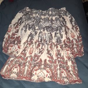 Off shoulder short dress